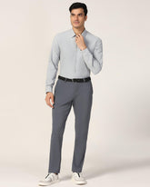 Techpro Formal Grey Textured Shirt - Poxet