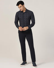 Blackberry Mens Formal Shirt F/S Bp-Tp-Pt-Tidal Black