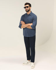 Blackberry Mens Casual Trouser Ek-Do-Jeny Navy