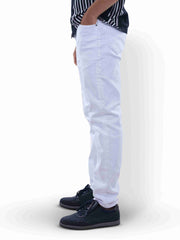 Celio Mens Jeans Foslim1 Blanc