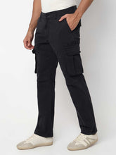 Spykar Mens Casual Trouser Mtrcg1Be032 Navy Blue