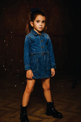 Vitamins Girls Midi Vtm07-009 Raw Blue