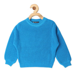 Girls' classic green woolen top Vtm15-064 by Vitamins, featuring a cozy winter design and soft texture.