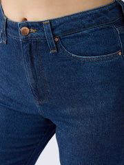 Spykar Ladies Western Jeans Wdbel2Bd006 Dark Blue