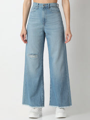 SPYKAR LADIES WESTERN JEANS WDBLW1BE063 LIGHT BLUE