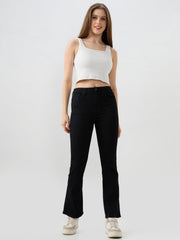SPYKAR LADIES WESTERN JEANS WDELI2BE017 JET BLACK