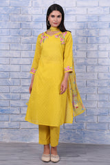 W Ladies Western Kurti 3Pcs Set Ws12913 223803