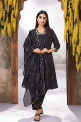 W Ladies Western W Kurti 3Pcs Set Ws13174 126443