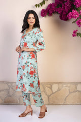 W Ladies Western Kurti 3Pcs Set Ws13208 126227