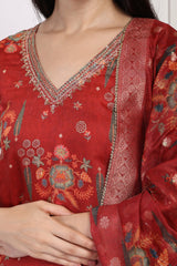 W Ladies Western W Kurti 3Pcs Set Ws13290 126813