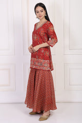 W Ladies Western W Kurti 3Pcs Set Ws13290 126813