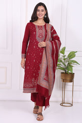 W Ladies Western W Kurti 3Pcs Set Ws13383 314582