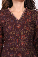 W Ladies Western W Kurti 3Pcs Set Ws13425 126799