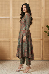 W Ladies Western W Kurti 3Pcs Set Ws13436 126789