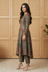 W Ladies Western W Kurti 3Pcs Set Ws13436 126789
