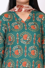 W Ladies Western Kurti 3Pcs Set Ws13526 127092