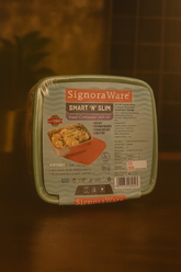Signoraware Classic Round Big Steel Lunch Box, 900ml, 1 Piece