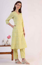 W Ladies Western Kurti 3Pcs Set Ws12324 400783