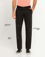 Blackberry Mens Casual Trouser Ek-Kolt Knight Bla