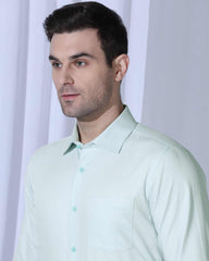 Blackberry Mens Formal Shirt F/S Bp-Bs-Do-Benet Mint - Goyalsons ShopMax
