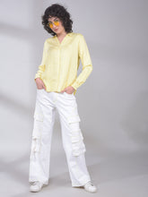 Yellow Vertical Striped Shirt