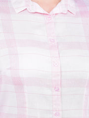 Pink Checked Shirt
