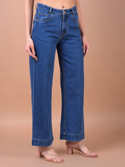 Crimsoune Club Ladies Western Jeans Fd3088 Blue - Goyalsons ShopMax