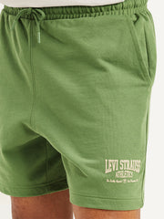 Men'S Green Regular Fit Shorts