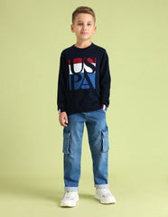 U.S.POLO KIDS BOYS PULLOVER UKSWE0115