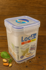 Aristo Lock & Fresh 503 Plastic Storage Container - 750 ML,Transparent Clear, MEDIUM