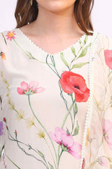 W Ladies Western Kurti 3Pcs Set Ws12552 125776