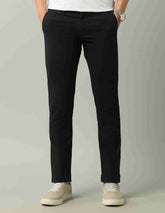 Arrow Mens Casual Trouser Black