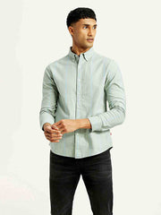 Men'S Striped Slim Fit Shirt