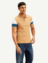 Men'S Colorblock Slim Fit Polo T-Shirt - Goyalsons ShopMax