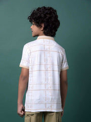 Crimsoune Club Boys T-Shirt Beige