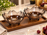 Lyte Club CrystalBloom Serving Bowls- Set of 2