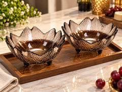 Lyte Club CrystalBloom Serving Bowls- Set of 2