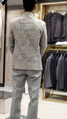 Lyte Club Mens Coat Suit Jodhpuri 3Pcs Set 26260 Pista