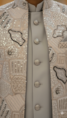 Lyte Club Mens Coat Suit Jodhpuri 3Pcs Set 26260 Pista