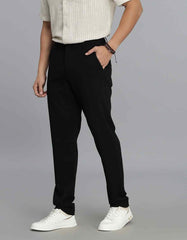 Rookies Mens Casual Trouser Rjf14 Jet Black