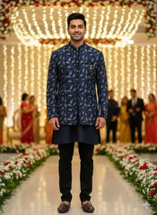?? Luxurious Lilac Sherwani Ensemble