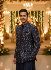 ?? Luxurious Lilac Sherwani Ensemble