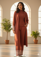 Lyte Club Ladies Western W Cord Set O1356-7890 Brown