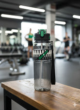 Sport 1000Ml Leak-Proof Water Bottle With Straw & Lock Lid – Bpa Free Gym, Travel, And Outdoor Bottle