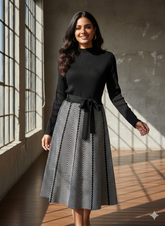 Lyte Club Ladies Western Midi O1356-75480 Black