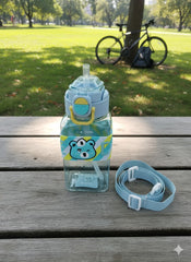 Cute Bear Printed Kids Water Bottle