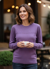 Lyte Club Ladies Western Top F/S O9748-2162 Purple