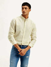 Men'S Striped Slim Fit Shirt - Goyalsons ShopMax