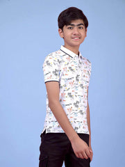 Crimsoune Club Boys T-Shirt White