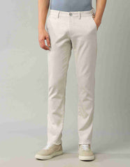 Arrow Mens Casual Trouser Off White